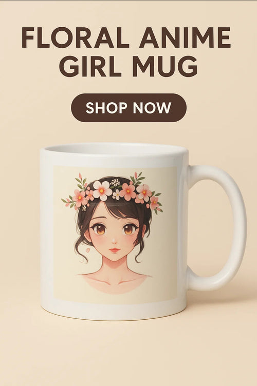 Princess white glossy mug